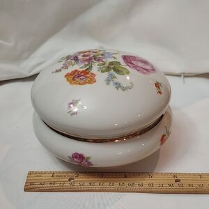 Doomed Large Trinket Box/Dresser Jar Vintage German "Erphila" 1930's